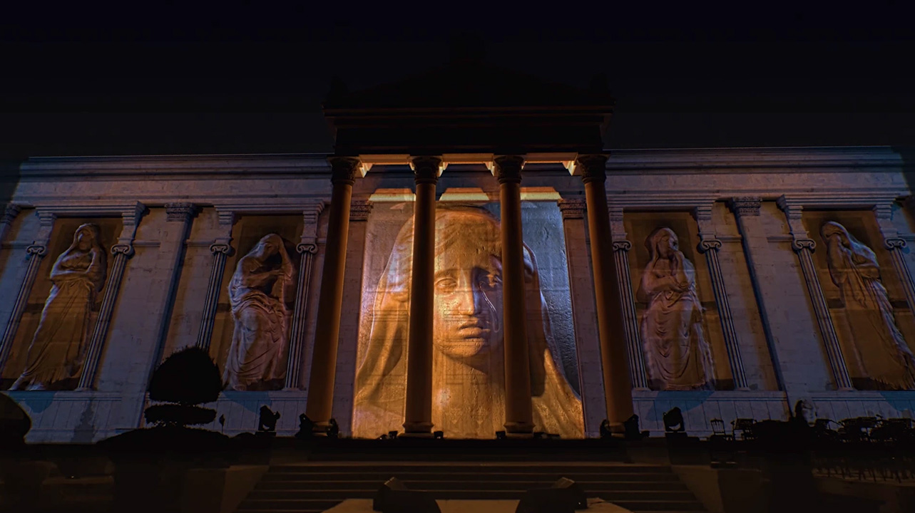 Cinematic 3D render of an ancient artifact for the Istanbul Archaeology Museum.