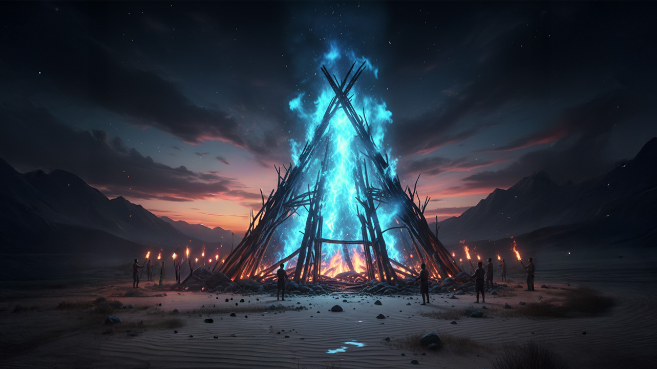 Thumbnail of the great fire that didn't burn prophet Ibrahim